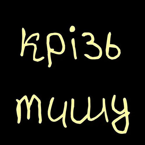 Обкладинка пісні «попіл» - крізь тишу